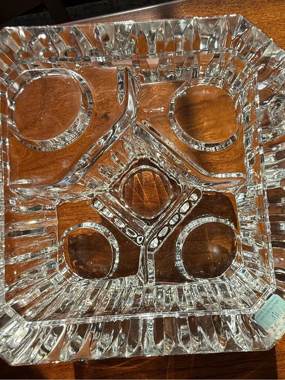 Vintage PartyLite Crystal Castle 5 Tier Tealight Candle Holder Germany